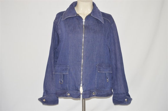 50s Anvil Workwear Denim Jacket Womens Large - image 2