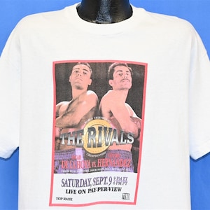 90s De La Hoya Vs Hernandez Boxing Lightweight Championship 1995 Casa Torres t-shirt Extra Large