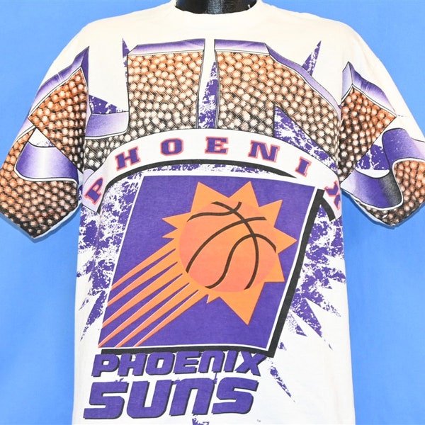 90s Phoenix Suns NBA Basketball Team Magic Johnson T's t-shirt Large