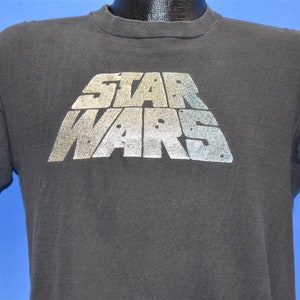 70s Star Wars Glitter Movie Promo Sci Fi Film t-shirt Medium
