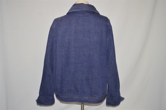50s Anvil Workwear Denim Jacket Womens Large - image 4