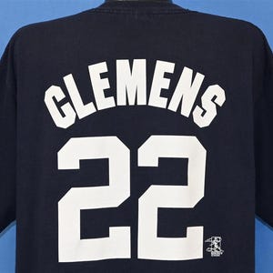 Y2K New York Yankees Roger Clemens #22 MLB Baseball t-shirt Extra Large