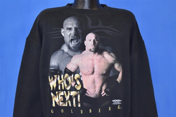 90s WCW Bill Goldberg Who's Next Wrestling Sweatsh