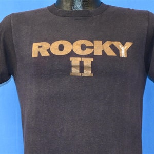 70s Rocky II Sequel Balboa Apollo Creed t-shirt Small