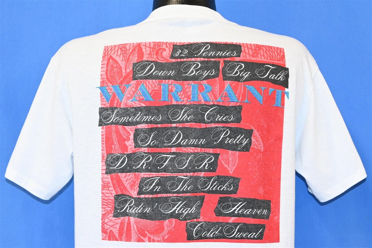 80s Warrant Dirty Rotten Filthy Stinking Rich Glam Metal