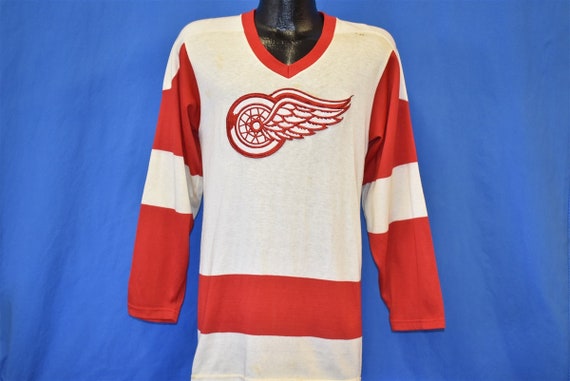 70s Detroit Red Wings Hockey Jersey Foghat t-shir… - image 2