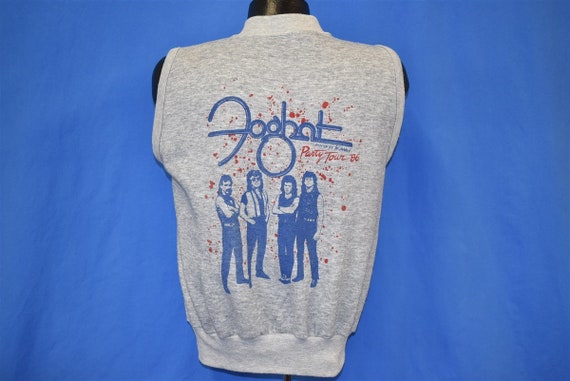 80s Foghat Party Tour 1986 Sleeveless Sweatshirt … - image 2