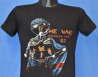 オリジナル THE WHO 1982 ツアー ヴィンテージ T シャツ - Etsy 日本