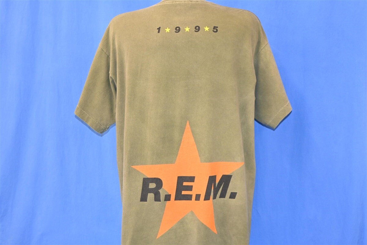 90s R.E.M. Monster Tour 1995 Alternative Rock Band Star Logo