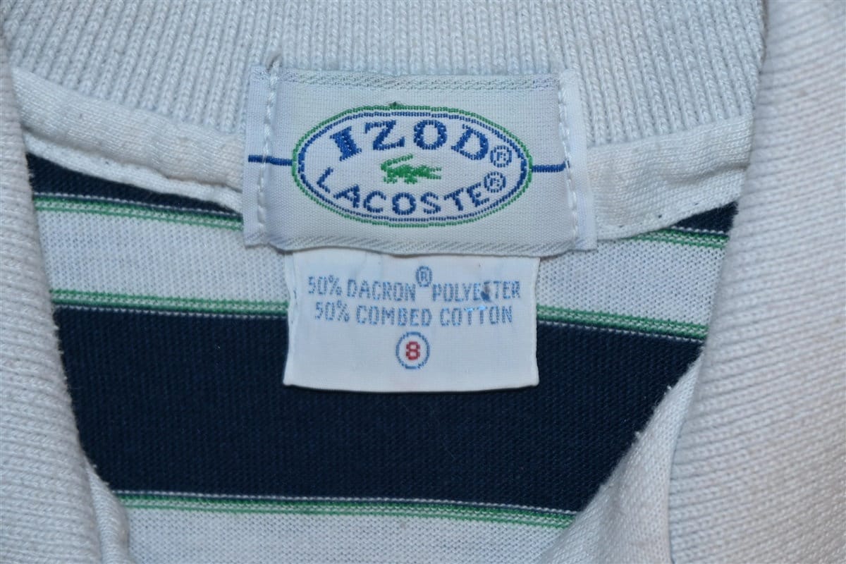 80s Izod Lacoste Striped White Green Blue Crocodile Polo Shirt Youth Small - Etsy Hong Kong 80s Izod Lacoste Striped White Green Blue Crocodile Polo Shirt Youth Small - Etsy Hong Kong