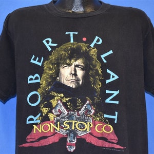 80s Robert Plant Non Stop Go World Tour Led Zeppelin t-shirt Extra Large