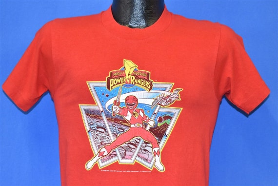 90s Mighty Morphin Power Rangers t-shirt Youth La… - image 1