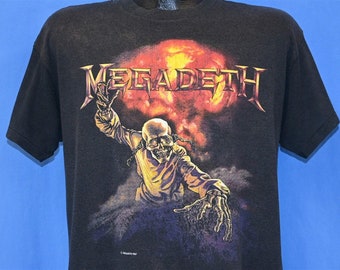 ヴィンテージ 1991 メガデス ハンガー 18 グローバルツアー