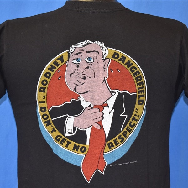 80s Rodney Dangerfield No Respect Comedian t-shirt Small