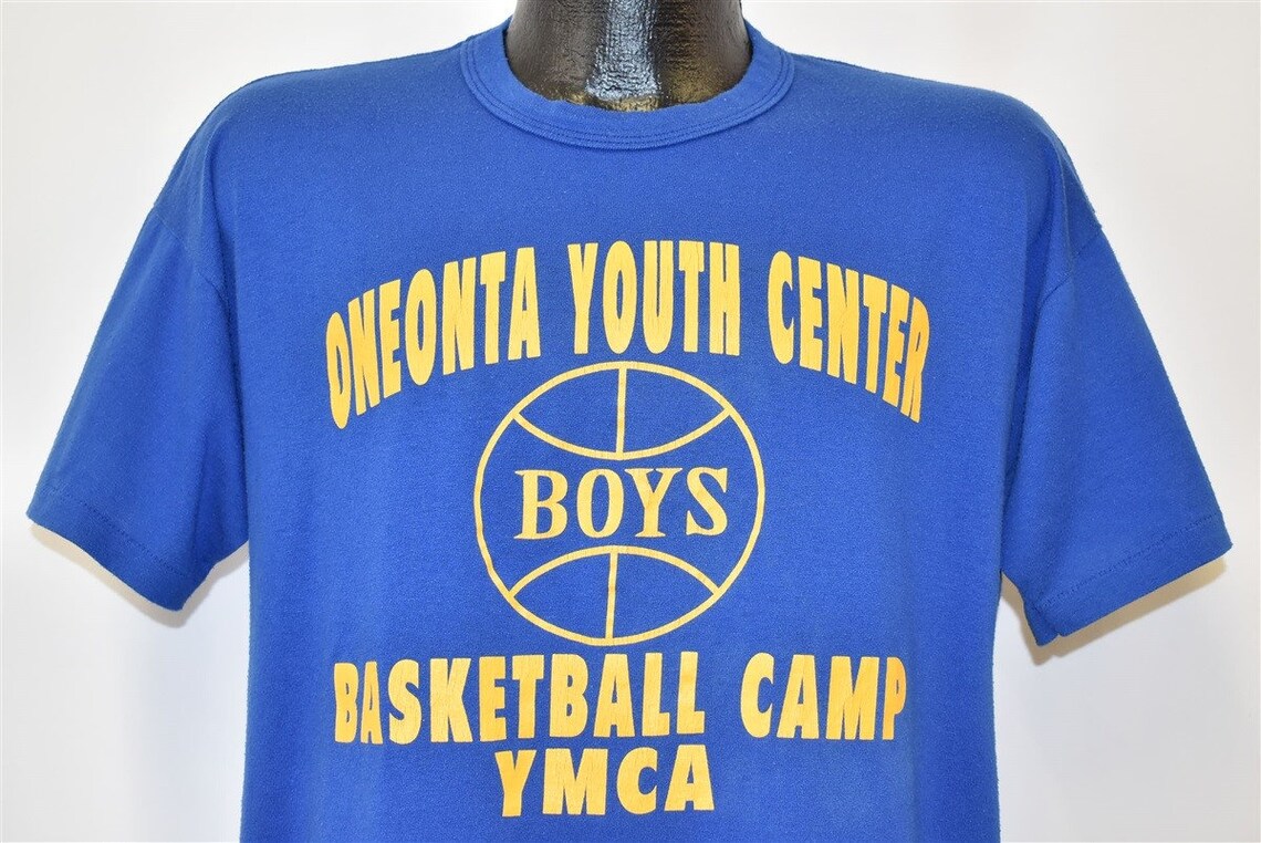 80s YMCA Boys Basketball Camp Oneonta YMCA Vintage Tshirt Etsy
