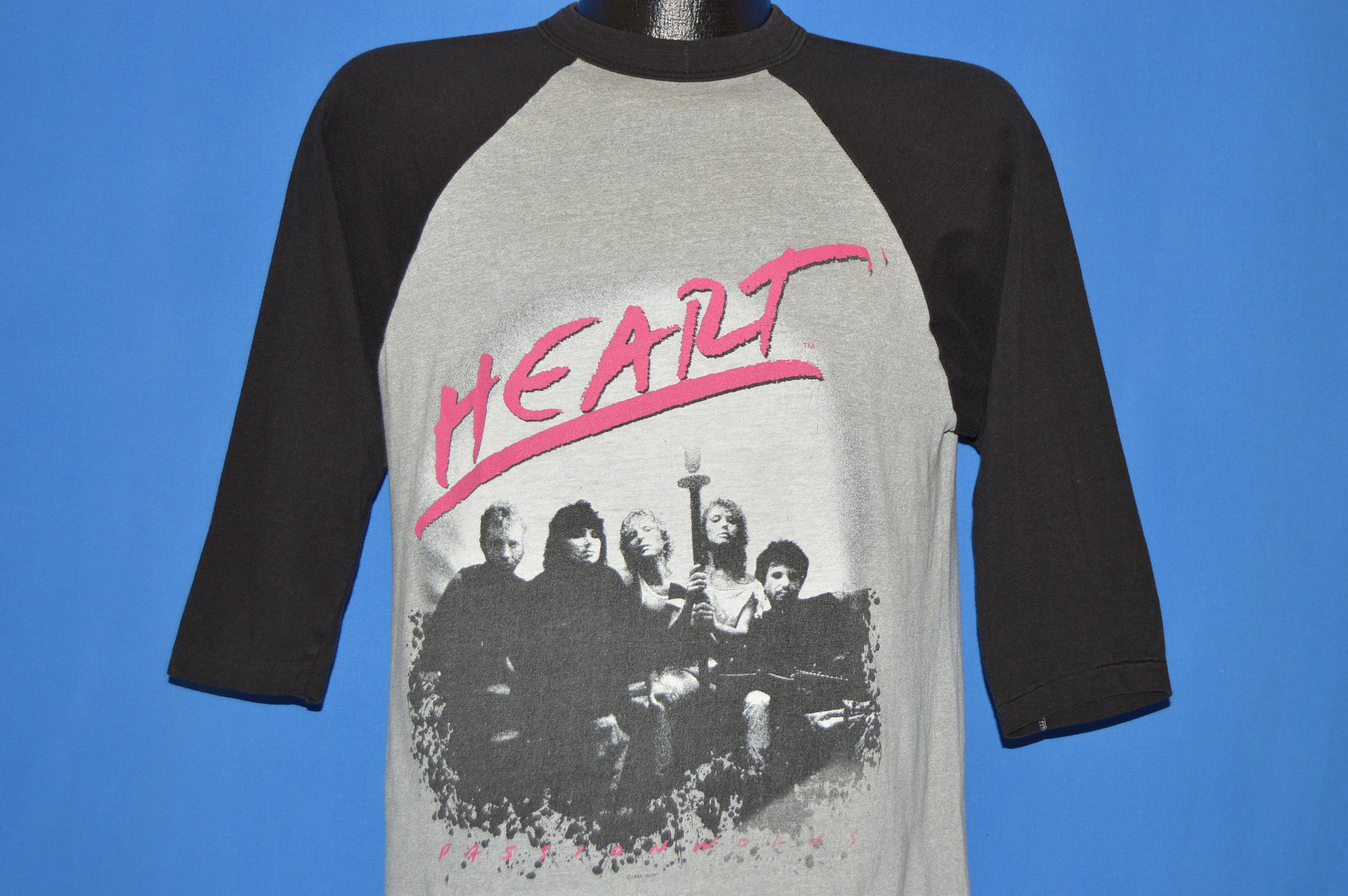 heart rock band t shirt