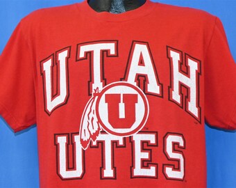 90s University Of Utah Utes Athletics Teams t-shirt Medium