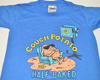 80s Couch Potato Half Baked Cartoon Funny t-shirt Youth 4