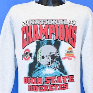 Y2K National Champions Ohio State Buckeyes Fiesta Bowl Sweatshirt Medium