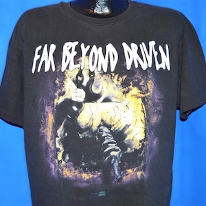 90s Pantera Far Beyond Driven ORIGINAL BANNED COVER Black Vintage t-shirt Extra-Large
