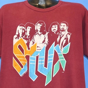 70s Styx Pieces of Eight 1978 Tour Rock Band Concert t-shirt Extra Large