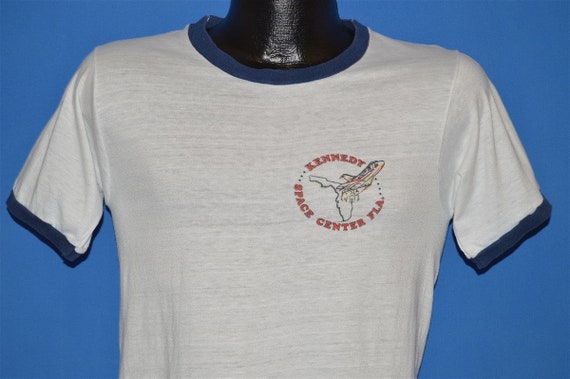 70s Kennedy Space Center Florida Ringer t-shirt Sm
