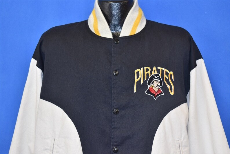 90s Pittsburgh Pirates Buccos Baseball Bomber Jacket Extra | Etsy