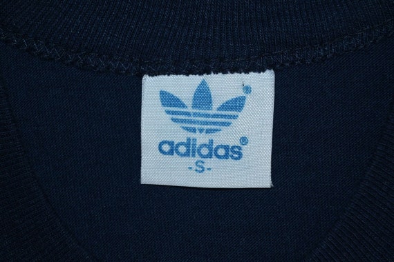 80s Adidas Three Stripe Trefoil Logo Sportswear B… - image 3