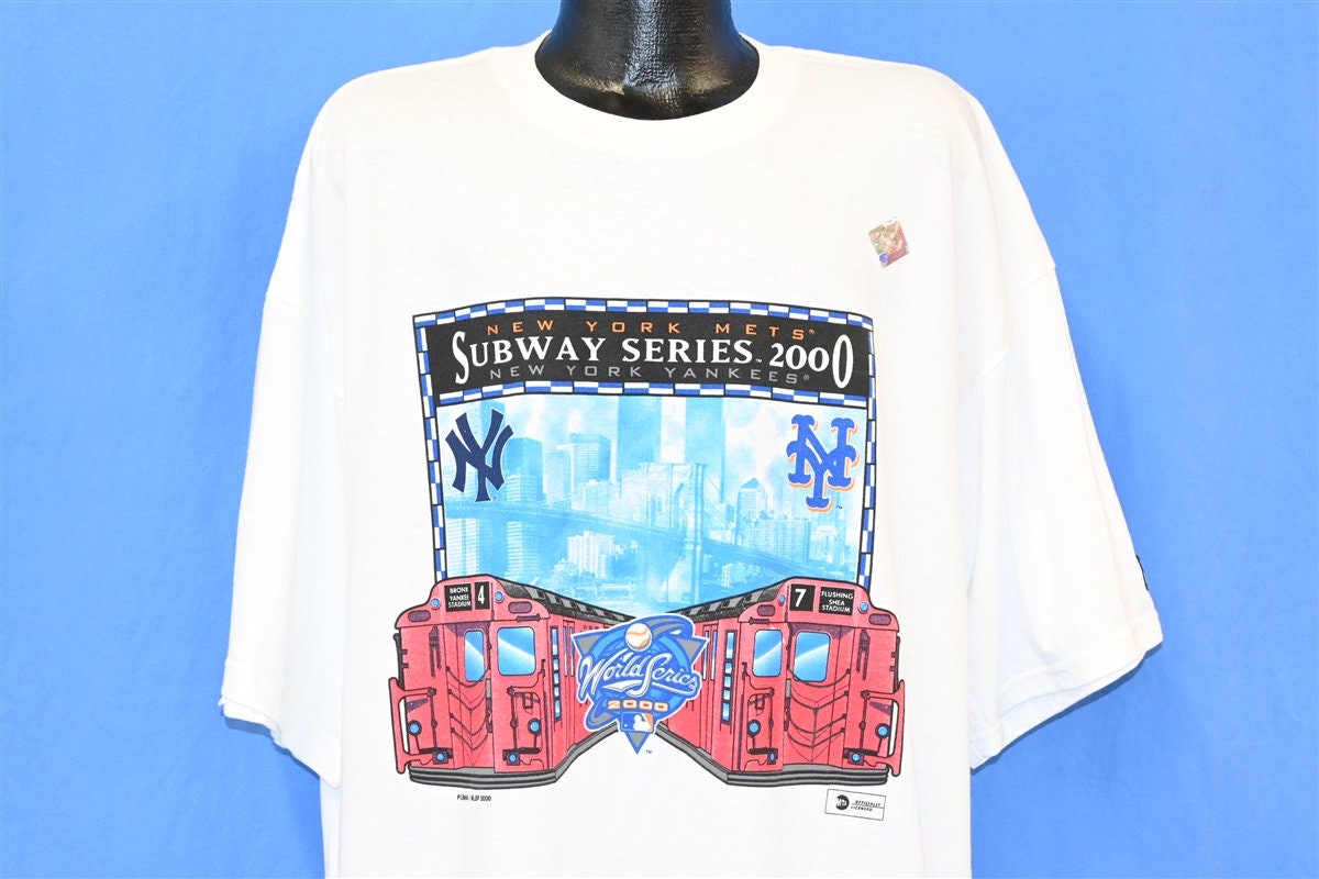 CustomCat New York Mets Retro MLB T-Shirt Ash / 5XL