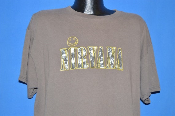 90s Nirvana Smiley Logo t-shirt Extra Large