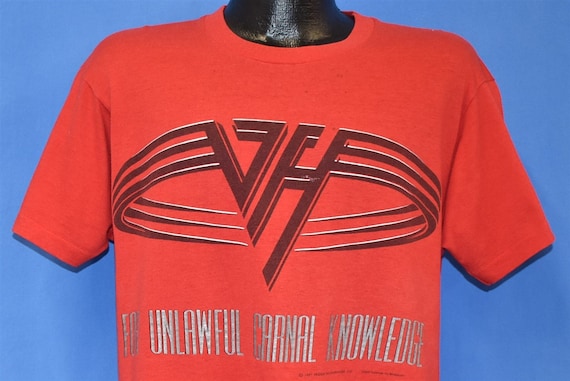 90s Van Halen 1991 for Unlawful Carnal Knowledge Tour Rock Concert