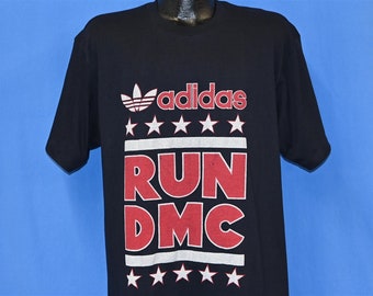 80s NWT Run DMC Adidas Tougher Than Leather Tour t-shirt Large