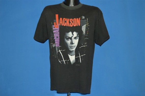 80s Michael Jackson Bad Tour 1988 t-shirt Large - image 2