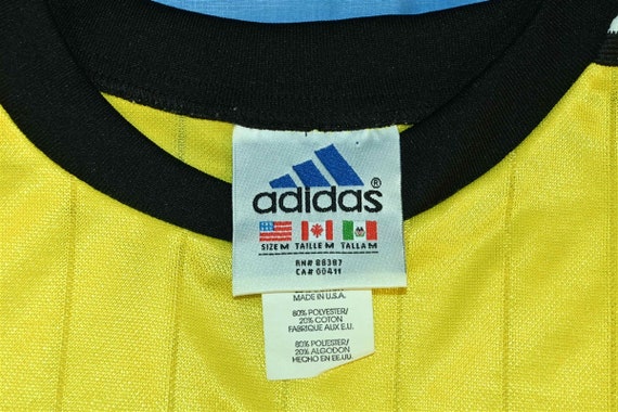 Licuar hoja vacunación 90s Adidas Neon Yellow Soccer Goalie Jersey Long Sleeve - Etsy México