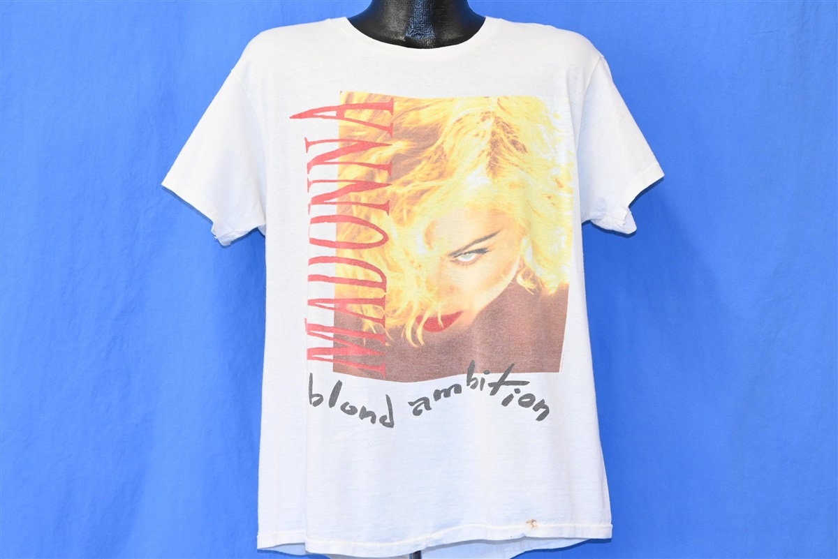90s ビンテージ USA製 マドンナ BLOND AMBITION Tシャツ csm.fi.cr