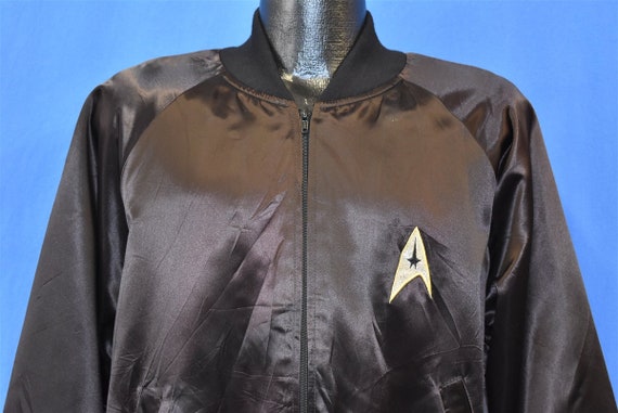 90s Star Trek 25th Anniversary 1991 Satin Jacket … - image 3