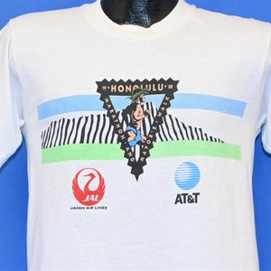 80s Honolulu Marathon Mayor&#39;s Walk 1988 Hawaii Race t-shirt Medium