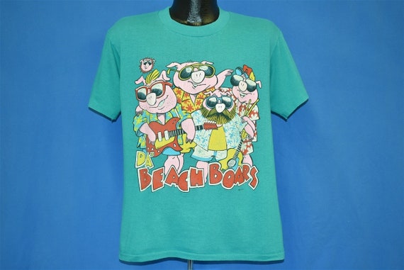 80s Da Beach Boars Funny Spoof t-shirt Large - image 2