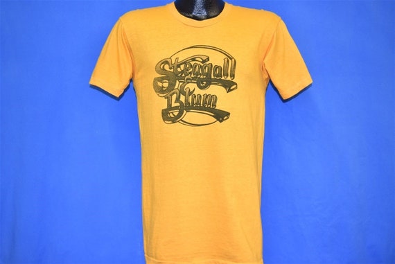 70s Steagall and Blum Logo Yellow Soft t-shirt Sm… - image 2