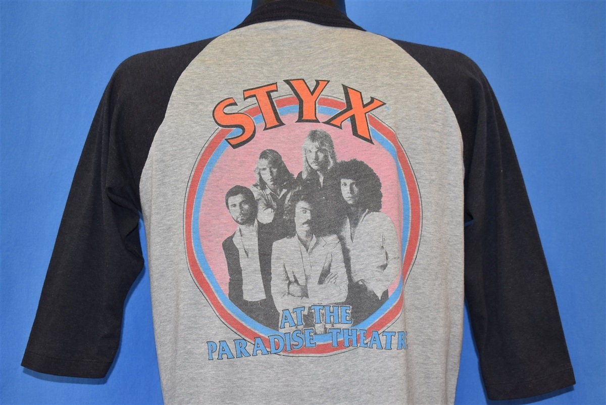 T-shirt Concert Styx Paradise Theater – Tournée 1981 – Toutes Tailles – Modèle Rétro Collector