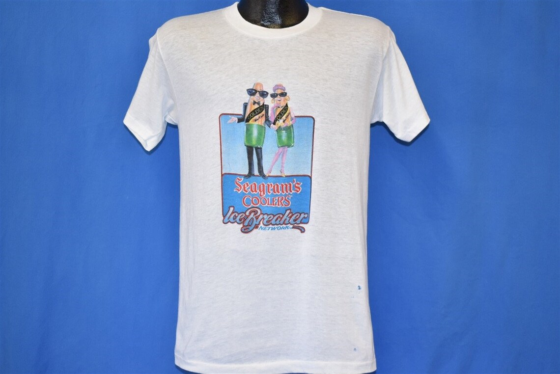 80s Seagram's Wine Coolers Ice Breakers Network White Etsy