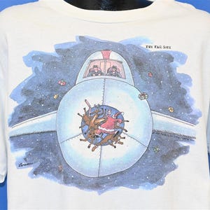 80年代ファーサイドコミックサンタクローストナカイ面白いクリスマスゲイリーラーソンTシャツ特大