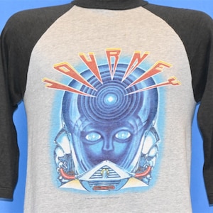 80s Journey Frontiers World Tour 1983 Raglan Rock Concert t-shirt Medium