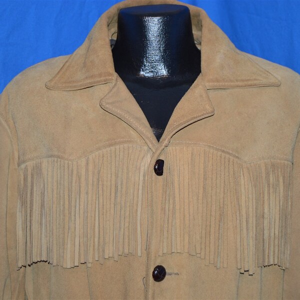 Mens Tassel Leather Jacket Etsy