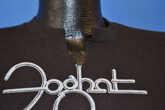 80s Foghat Party Tour 1986 Cut Off t-shirt Small - image 3