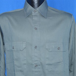 50s Big Mac Gray Work Shirt Medium