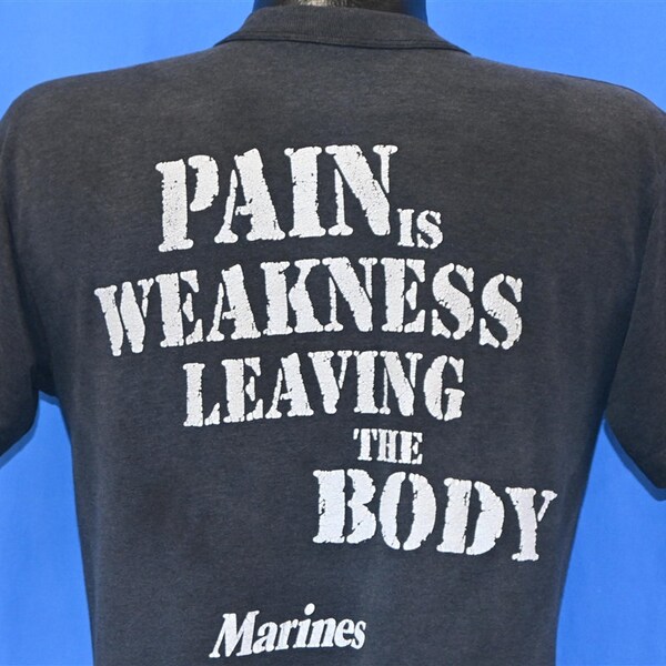 Marines Pain is Weakness Leaving the Body Etsy