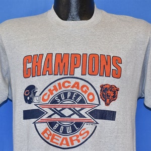 80s Chicago Bears Super Bowl XX Champions NFL Football t-shirt Medium