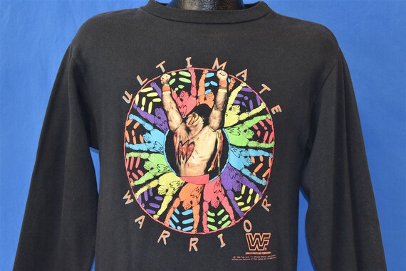 blue ultimate warrior shirt