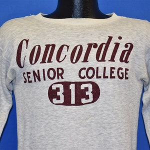 50s Concordia Senior College 313 LCMS Sweatshirt Small